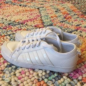 White Adidas Shoes
